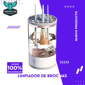 LIMPIADOR DE BROCHAS ELECTRICO , PARA MAQUILLAJE SHOPPEDI2